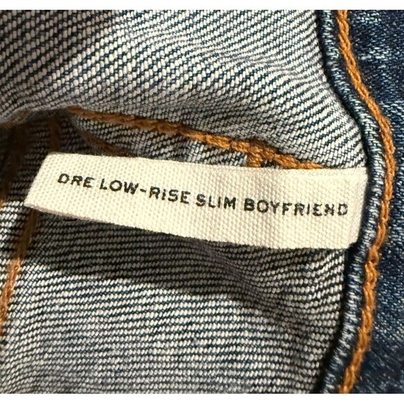 Rag & Bone Women's Blue Dre Slim Boyfriend Distressed Jeans Pants Size 27 - Picture 9 of 9